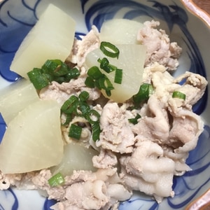 しみしみ♪大根と豚肉の炒め煮